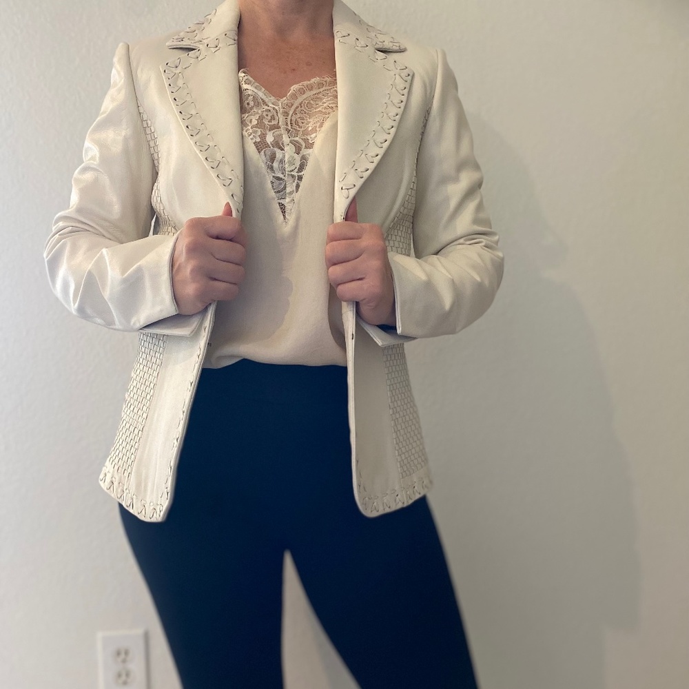 Dana Bachman Leather Jacket Size 4